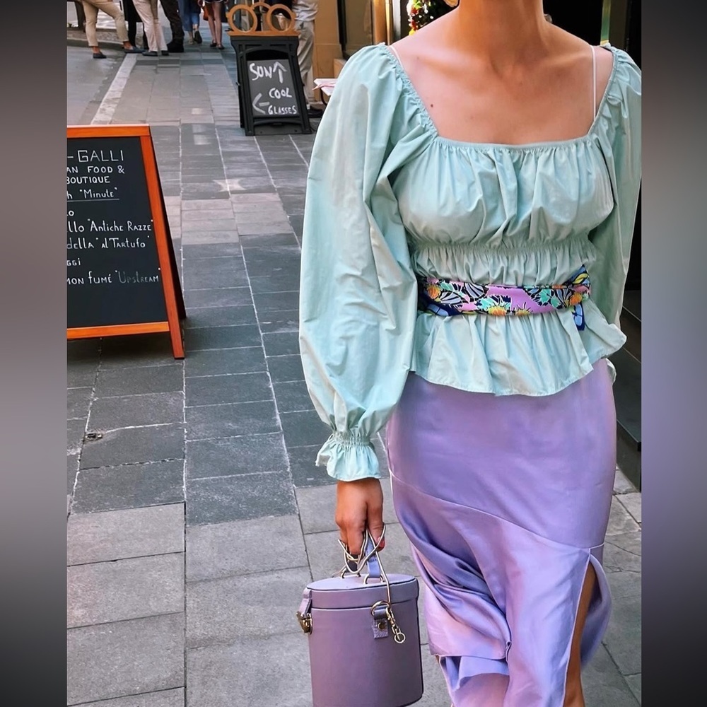 ZARA stretchy balloon long sleeves  4222/040